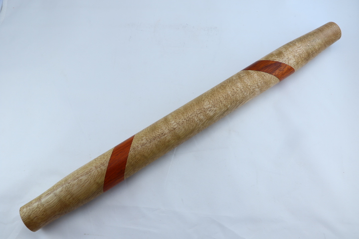 Mango Rolling Pin with African Paduak Accents